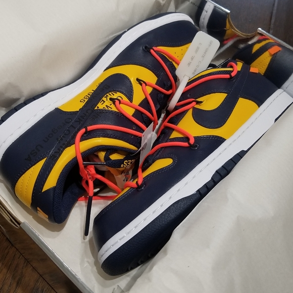 Nike OFF-WHITE X Dunk Low sz 10 - Picture 2 of 6